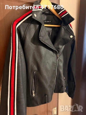 Кожено яке, снимка 3 - Якета - 53214791