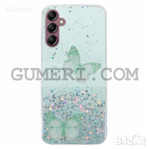 Samsung Galaxy A54 Силиконов Гръб с Пеперуди, снимка 4 - Калъфи, кейсове - 52174531