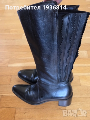 Италиански ботуши естествена кожа 35 номер 