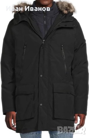 MICHAEL KORS Faux Fur-Trim Parka размер ХЛ  парка/яке, снимка 4 - Якета - 44264525