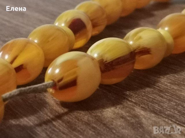 Стара броеница кехлибар , снимка 4 - Антикварни и старинни предмети - 34835998