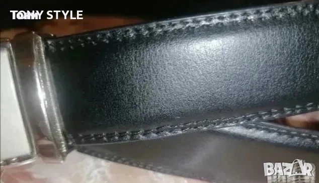 MONIKA VALENTINO Оригинал Италиански Дамски Автоматичен Нов Колан от Естествена Кожа 120см , снимка 5 - Колани - 53435189