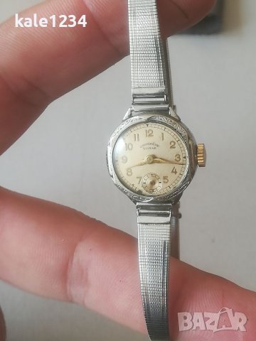 Дамски часовник Chronometre Suisse. DRGM - Germany. Vintage watch. Гривна. Механичен механизъм. , снимка 13 - Гривна - 40602025