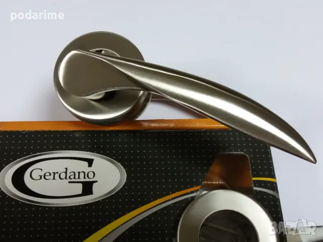 Дръжки, тип розетки, цвят:никел сатен, снимка 2 - Входни врати - 49739220