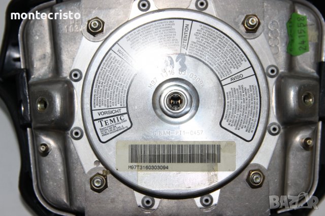 Airbag за волан Audi A3 8L (1996-2003г.) Ауди А3 четирилъчев, снимка 3 - Части - 38737860