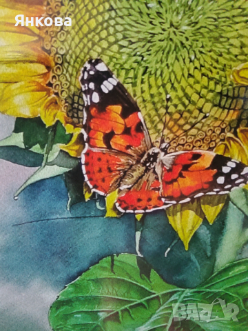 Картина акварел , снимка 4 - Картини - 44713524