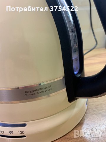Електрическа кана KitchenAid Artisan, 2400W, 1.5 л, Крем, снимка 8 - Други - 42627623