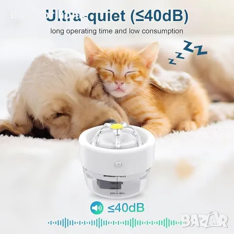 Безжичен фонтан за котки/кучета  със сензор за движение, снимка 6 - Други стоки за животни - 49437411