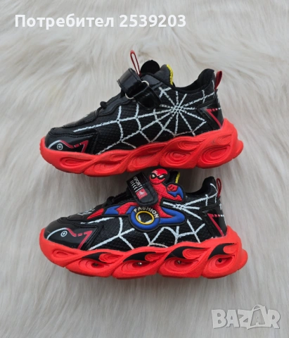 Детски маратонки Спайдърмен №27/28, снимка 2 - Детски маратонки - 53791709