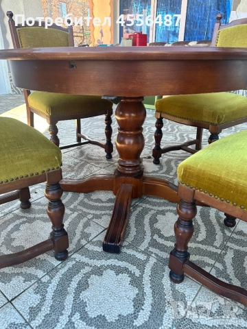 Трапезна маса и столове , снимка 4 - Маси - 52249566