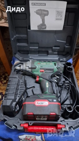 PARKSIDE гайковерт , снимка 4 - Винтоверти - 52436303