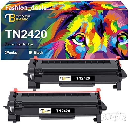 Нов Комплект 2 броя тонер касети мастило за офис принтер Brother