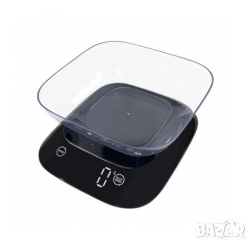 Кухненска везна с купа Rosberg Premium, 5 кг., 3xAAAбатерии , LED екран, Черен, 2 ГОДИНИ ГАРАНЦИЯ, снимка 5 - Друга електроника - 51948119