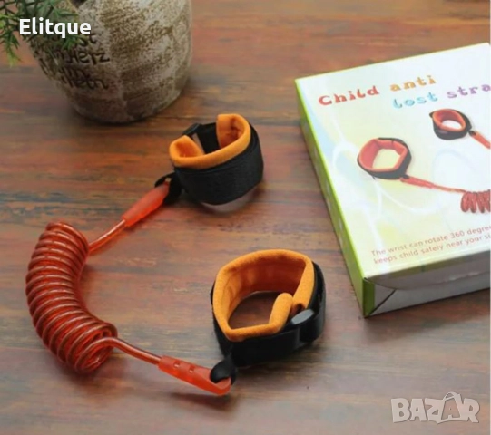 Разтегателна гривна против изгубване за деца и родители
