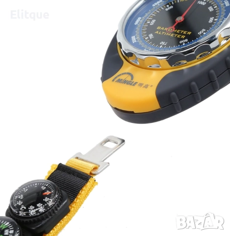 Барометров висотомер BKT381 барометър, термометър и компас, снимка 8 - Друга електроника - 52888565