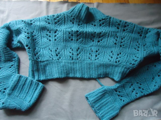 дамска къса жилетка /ръкави, снимка 2 - Жилетки - 44348217