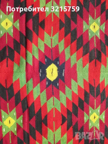 1860 рядък Тетевенски вълнен килим,модел Софрата двулицев 4.20 х 2.30м., снимка 6 - Антикварни и старинни предмети - 48387774