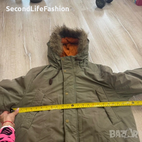 Мъжко зимно яке Jack & Jones с качулка размер L, снимка 8 - Якета - 53100796