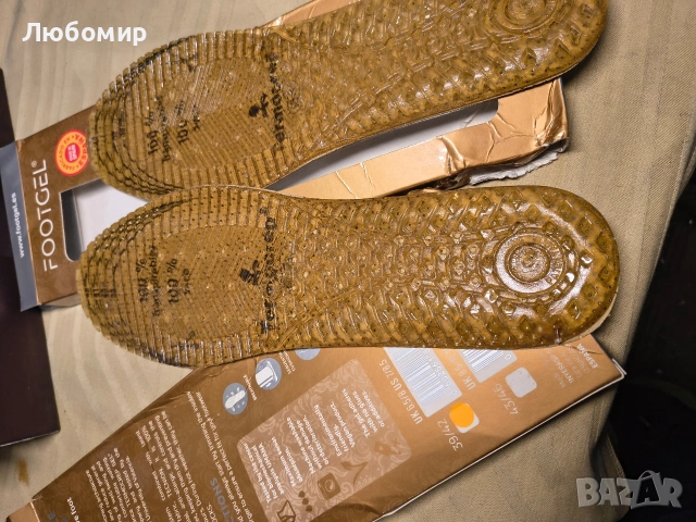 Стелка за крака унисекс, градска, кафява 39-42, снимка 4 - Ортопедични стелки - 53864255