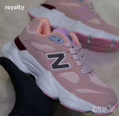 Дамски маратонки New Balance 9060 Розово, снимка 2 - Маратонки - 51629143