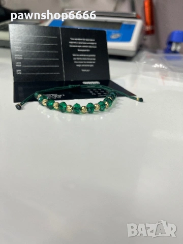 Гривна със златни елементи 14К / Златна гривна 14К