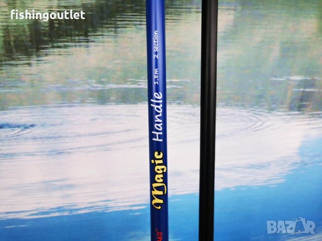 Много здрава дръжка за шарански кеп 1.80мт от две части Osako Magic, снимка 6 - Такъми - 40305488