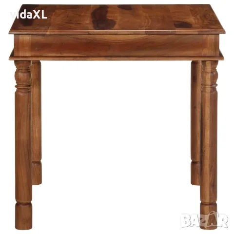 vidaXL Трапезна маса 80x80x77 cm масивна дървесина акация, снимка 2 - Маси - 56147551