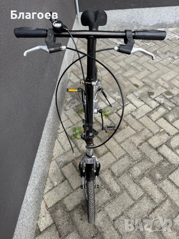 Алуминиево сгъваемо колело със скорости (6) 16 цола , снимка 2 - Велосипеди - 53626304