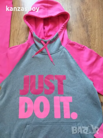 Nike Just Do It Graphic Women's Hoodie - страхотно дамско горнище С, снимка 6 - Спортни екипи - 48002771