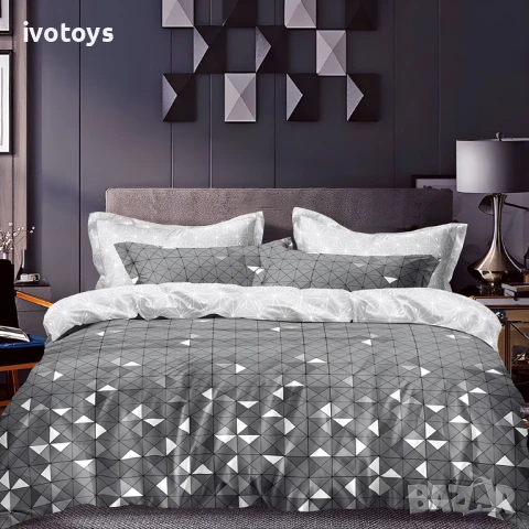 Двулицево спално бельо, 4 части - Модел WS14431, снимка 1