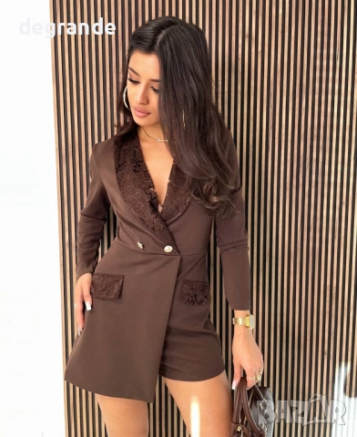 Дамски гащеризон с дантела, снимка 3 - Гащеризони - 52849046