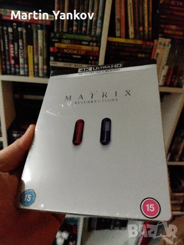 чисто нов Matrix Resurrections - Матрицата Възкресения - 4K UHD стийлбук blu ray steelbook 