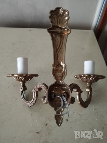 Бароков аплик за стена, снимка 6 - Лампи за стена - 42260881