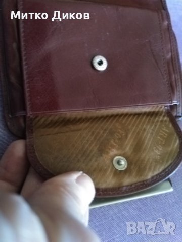 Портфейл Арт 93 страничен 130х105мм естествена кожа, снимка 8 - Портфейли, портмонета - 44149893