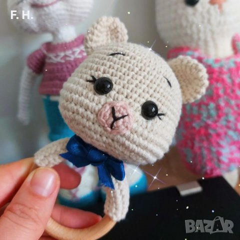 Дрънкалка или чесало за зъбки на бебе, снимка 3 - Дрънкалки и чесалки - 39337063