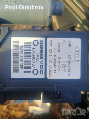 Механизъм за преден ляв прозорец AUDI A2 (8Z0) 1.4 8Z1959801A 8Z1959801A 9700104329108 BP7993347C22, снимка 3 - Части - 52745315