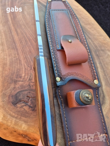 Ловен нож,фултанг с кожена кания LN431, снимка 5 - Ножове - 52931080