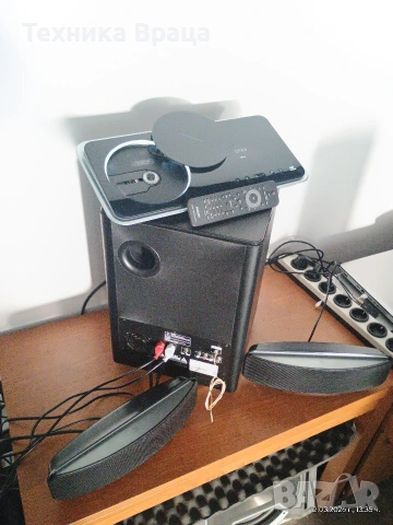 Страхотна аудио система PHILIPS 2.1. Качествен звук с дълбок мек бас! , снимка 3 - Аудиосистеми - 53849399