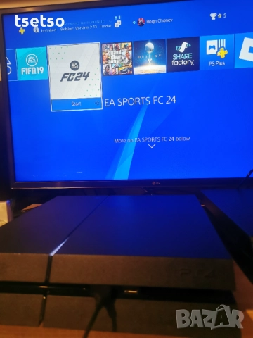 Playstation 4 с джойстик и 4 игри  500GB, снимка 3 - PlayStation конзоли - 52778191