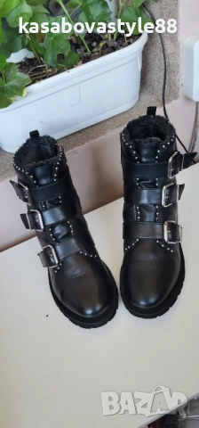 Боти Hallhuber 38 н Естествена кожа , снимка 11 - Дамски боти - 52743134
