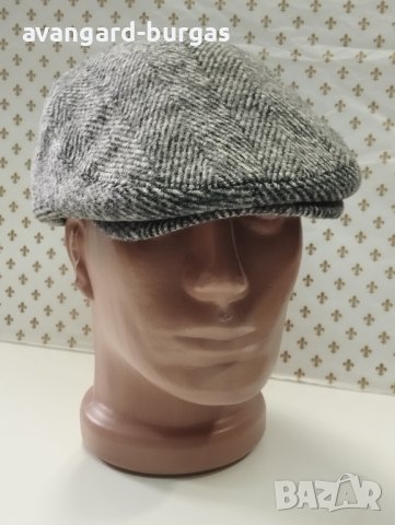 Мъжка шапка каскет,лукс - 15 avangard-burgas , снимка 3 - Шапки - 44242506