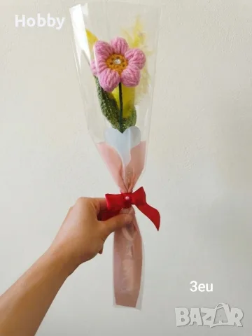Ръчно плетени букети