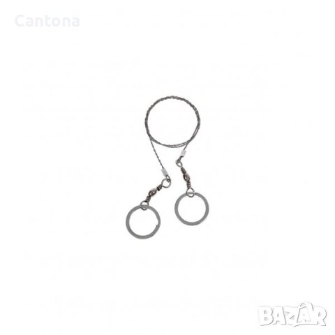 Стоманено въже - трион с халки