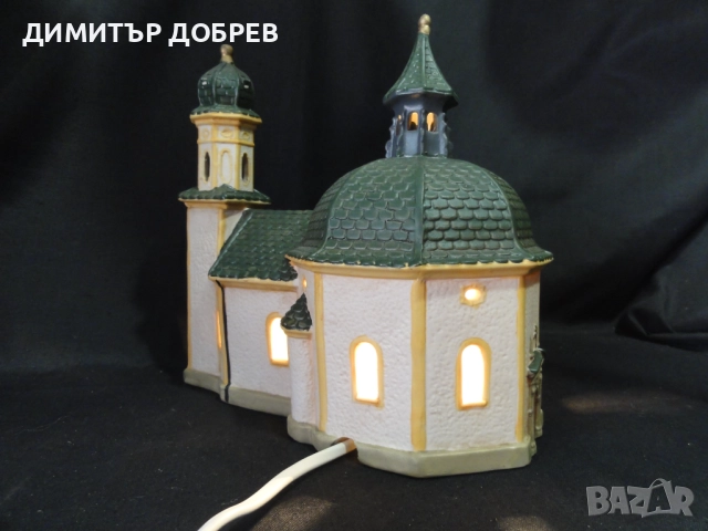 СТАРА РЕТРО ЕЛЕКТРИЧЕСКА НАСТОЛНА ЛАМПА ЦЪРКВА WURM GERMANY, снимка 9 - Декорация за дома - 52223798