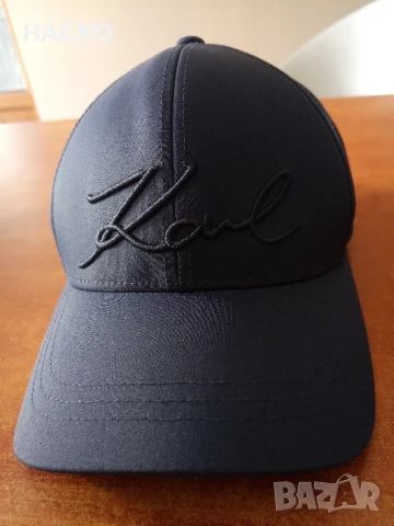 Шапка с Козирка KAPL LAGERFELD 100% Оригинална Внос от Англия, снимка 1