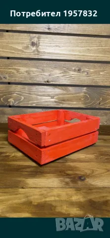 Цветни дървени декоративни мини щайгички, снимка 6 - Декорация за дома - 48841683