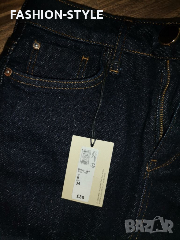 River Island- Denim Маркова Дамска, дънкова пола, снимка 2 - Поли - 36363874