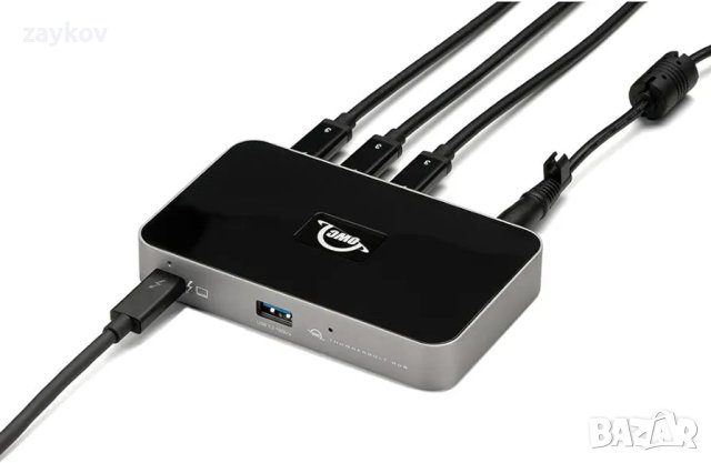 OWC 5-портов Thunderbolt Hub - 60 W зареждане, Thunderbolt 4, USB 3.2, съвместим с Mac и PC

