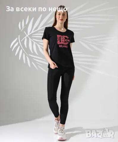 Dolce&Gabbana Дамска Тениска👚Дамска Блуза С Къс Ръкав Долче И Габана - Налични Различни Цветове, снимка 2 - Тениски - 48932285