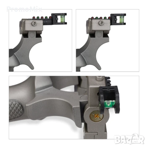 Прашка с лазер Relaxdays 10042993 Спортна прашка с мишени, снимка 8 - Други спортове - 50779332